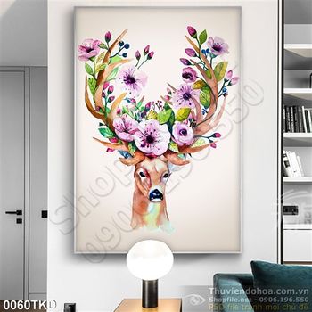 Tranh nai nghệ thuật treo tường