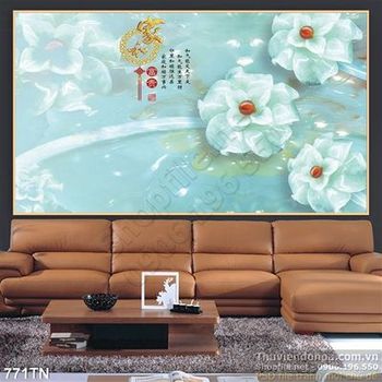 Tranh giả ngọc hoa thư pháp