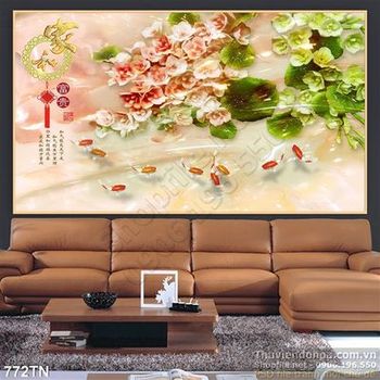 Tranh giả ngọc hoa thư pháp