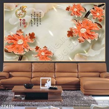 Tranh giả ngọc hoa trang trí