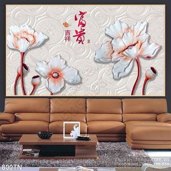 Tranh giả ngọc hoa trang trí