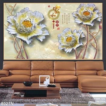 Tranh giả ngọc hoa thư pháp