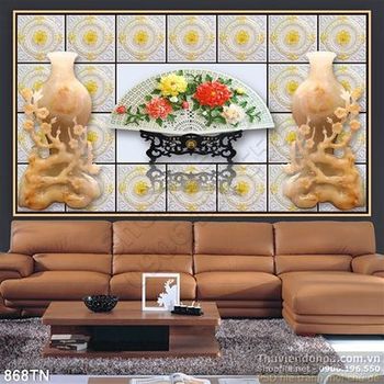 Tranh giả ngọc bình mai thư pháp