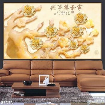 Tranh giả ngọc hoa mai