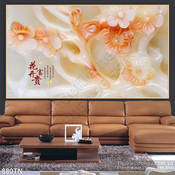 Tranh giả ngọc hoa mai trang trí