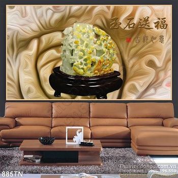 Tranh giả ngọc phong thủy