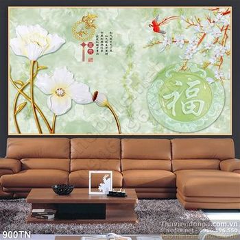 Tranh giả ngọc hoa trang trí