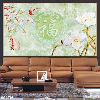 Tranh giả ngọc phong thủy