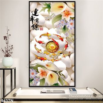 Tranh giả ngọc cá chép