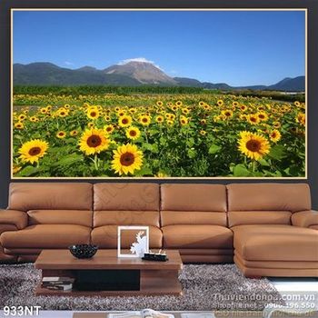 Tranh cánh đồng hoa hướng dương