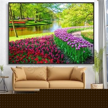 Tranh công viên Keukenhof