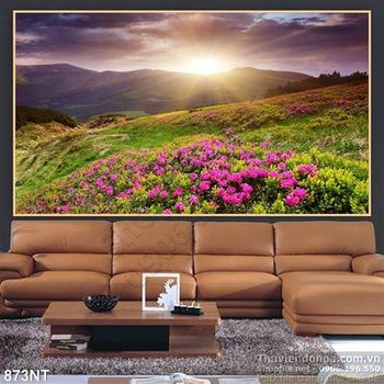 Tranh hoa dưới thung lũng