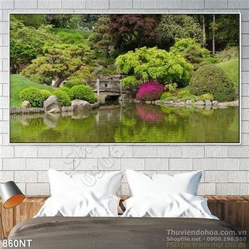 Tranh khu công viên