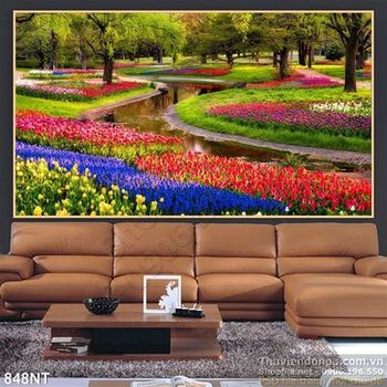 Tranh công viên hoa  Keukenhof