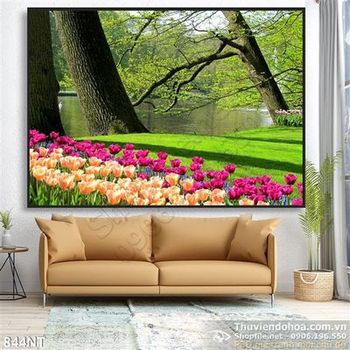 Tranh công viên  Keukenhof Hà Lan