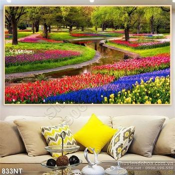 Tranh vườn hoa lớn nhất Hà Lan