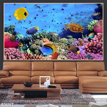 Tranh cá và san hô