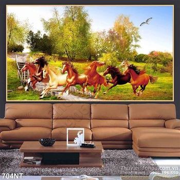 Tranh mã đáo thành công mùa xuân