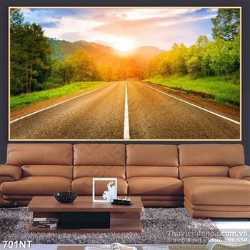 Tranh con đường bình minh