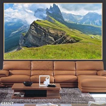 Tranh ngọn núi cao