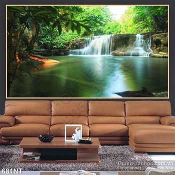 Tranh thác nước trong rừng