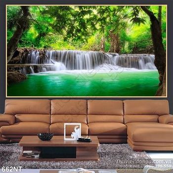 Tranh thác nước trong rừng