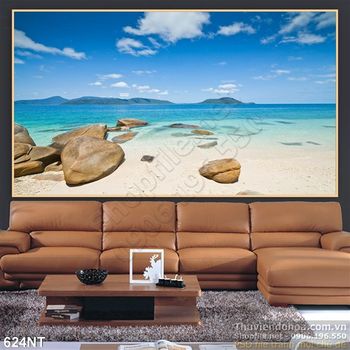 Tranh bãi đá trên đại dương