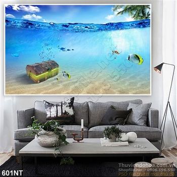 Tranh đại dương xanh