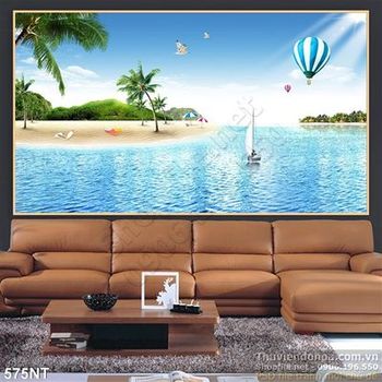 Tranh đại dương xanh