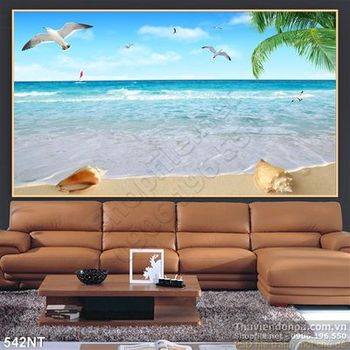 Tranh bãi biển đẹp nhất Việt Nam