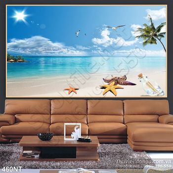 Tranh bãi biển và sao biển đẹp nhất