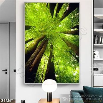 Tranh trần nhà rừng cây