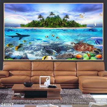 Tranh cá và đại dương