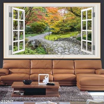 Tranh cửa sổ và khu công viên