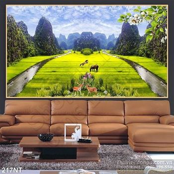 Tranh phong cảnh Tràng An Ninh Bình