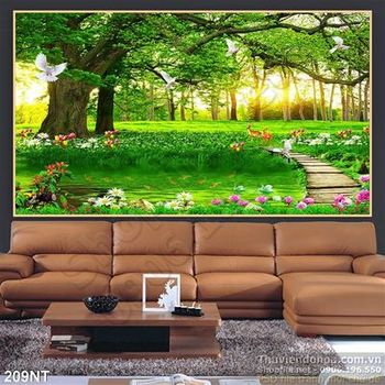 Tranh phong cảnh khu rừng