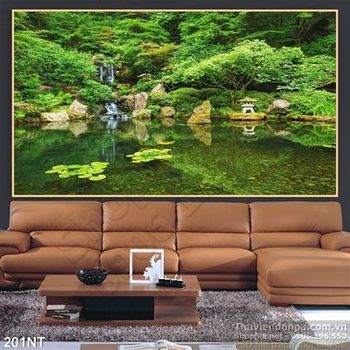 Tranh hồ nước công viên