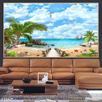Tranh bãi biển đẹp nhất