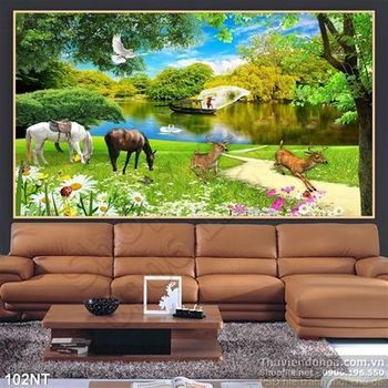 Tranh phong cảnh hữu tình đẹp nhất hiện nay