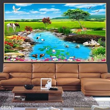 Tranh phong cảnh thiên nhiên rừng