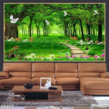 Tranh phong cảnh khu rừng