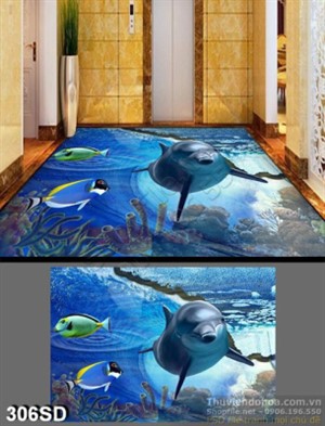 Tranh cá heo ở địa dương