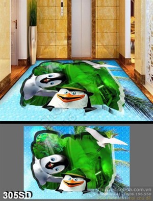 Tranh hoạt hình chim cánh cụt