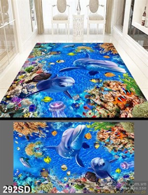 Tranh cá heo ở đại dương