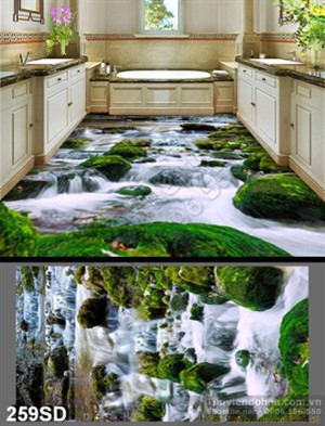 Tranh thác nước nghệ thuật