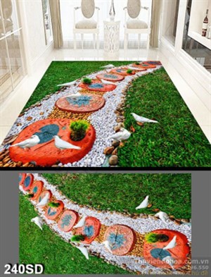 Tranh con đường trong công viên