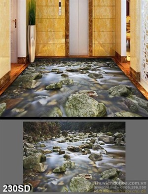 Tranh dòng suối nghệ thuật