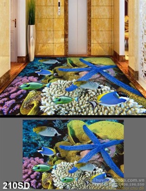 Tranh san hô và cá