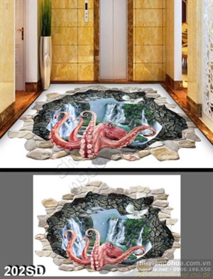 Tranh bạch tuột và chim bồ câu