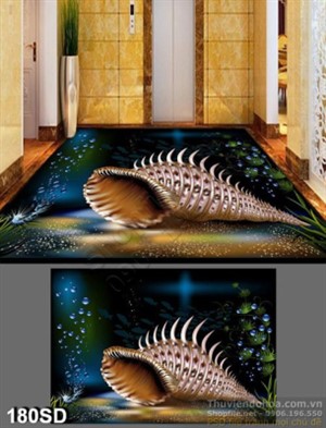 Tranh vỏ ốc dưới biển